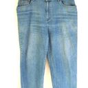 L.L.Bean  wide straight leg denim light wash jeans 20R Photo 0