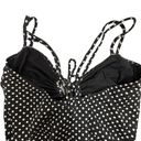 Newport News  Black and White Polka Dot One Piece Bathingsuit Photo 2