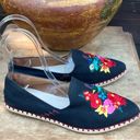 Nine West  flats loafers embroidered Oaxaca style Mexico folk size 8 Photo 2