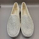 Keds Kate Spade Champion Glitter Shoes Slip On Cream Wedding Bride Glam Size 7.5 Photo 3