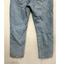 Topshop  Women's Straight Hourglass Blue Jeans Raw Hem 6/28 NWOT Photo 6