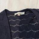 Loft  Navy Blue Knit Cardigan Photo 1