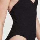 Good American NEW  Always Fits One Piece Swimsuit Crinkle Black Women's 1/2 S/M Photo 1