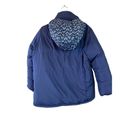 Hill House  reversible Edie puffer jacket floral navy size Large NWT Photo 7