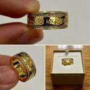 Michael Kors Gold-Tone Brass Eternity Ring Size 5 Photo 1