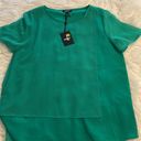 DKNY  Women’s Blouse size M brand new with tag color green length 26” Photo 7