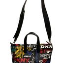 DKNY  Graffiti Tilly Black Tote/Purse with Zip Photo 1