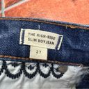 Madewell  The High-Rise Slim Boyjean: Beaded Edition Photo 6