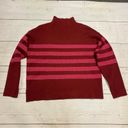 Tahari New!  Mock Neck Striped Sweater Photo 7