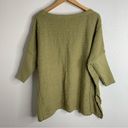 Pilcro  Anthropologie Green Knit Dolman Sleeve Sweater Size Small Photo 4