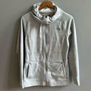 The North Face  Shelly Fleece Hoodie Small Grey Zip Up Sweatshirt Jacket Photo 0