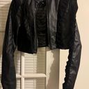 Faux Leather Jacket Black Size L Photo 0