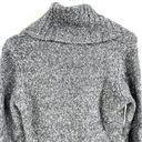 BCBG MAXAZRIA Gray Knit Cowl Neck Tunic Sweater Photo 6