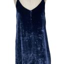 Rails  Audrina Velvet Sleeveless Slip Dress Navy Blue Size Small Photo 0