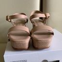 ALDO ELOINIEL270 BONE ANKLE STRAP WEDGES Photo 8