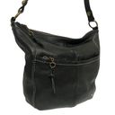 The Sak  Black Pebble Leather Shoulder Bag Soft Leather Hobo Boho Purse Photo 5