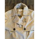 Madewell  Abroad Trench coat size large long lined beige 100% cotton Photo 5