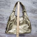 Coach  Madison Maggie Women Gold Metallic Leather Shoulder Satchel Top Handle Photo 15