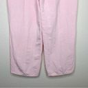 Jones Wear  Linen Blend Women’s Size 16 Baby Pink Crop Pants Photo 6