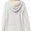 Forever 21 Hooded Sweater Hoodie Knit Mini Dress in Heather Grey Photo 5