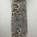 Tommy Bahama  Cub One Shoulder Dress Cream 12 Leopard Animal Print Paisley Maxi Photo 13