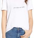 n:philanthropy  Zander You Make Me Smile Cutout Crewneck Tee Photo 2