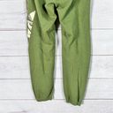 Aviator Nation  Womens Sweat Pants Sz S Green Pull On Training Workout Activewear Photo 5