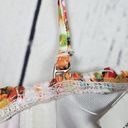 The Bikini Lab NWT  Swim Multicolored Floral Print Bikini Top Women's Size Small Photo 7