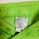 United Colors Of Benetton Vintage Y2K  Neon Lime Green Corduroy Pencil Skirt sz L Photo 12