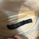 Ralph Lauren Lauren  Golf Womens Small Ivory  Fleece Zip Vest Pockets Photo 1