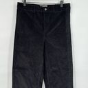 Everlane NWOT  Black Relax High Rise Full Length Wide-Leg Corduroy Pants Size 12 Photo 6