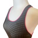 Nike  Womens One Piece Swimsuit Gray and Pink Photo 5