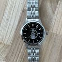 Seiko  Ladies Watch Black Dial with Train motif Stainless Bracelet and hands Photo 3