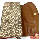 DKNY  Beige and Pink Leather Clutch Shoulder Bag Photo 8