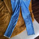 Balenciaga New  Trompe-L'oeil Denim Leggings in Blue Photo 8