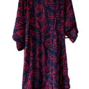 H&M  Lingerie Komono Woman’s Size XS Blue & Red Lightweight Robe Photo 0