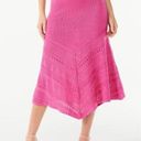 Sofia Jeans Sofia Vergara Crochet Tank Top XS Midi Skirt M Set Barbie Barbiecore Pink Photo 5