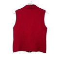 Woolrich  100% Wool Red‎ Zip Front Sleeveless Vest Size M Photo 1