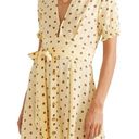 Revolve Faithfull the Brand Vanelli Polka Dot Mini Dress Size Small Tie Waist Button Photo 13