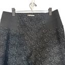 Krass&co NY &  Black Silver Speckled Dressy Ankle Stretch Leggings Women Sz L Photo 2