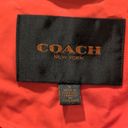 Coach  Rain Jacket - Utility Jacket - Red - Small Photo 5