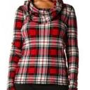 Krass&co Lauren Jeans . Ralph Lauren Red Plaid Holiday Cowl neck Blouse Photo 0