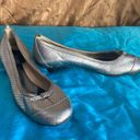 Kate Spade  metallic silver ballet slippers w/heel Photo 14