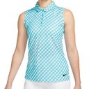 Nike  Dri-fit Victory Sleeveless Printed Golf Polo Blue Size XS DX1495-416 Photo 0