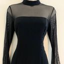 Oleg Cassini Vintage 1970 Black Tie  evening dress. Sz 6 Photo 3