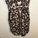 Rebecca Taylor Silk LEOPARD BLOCK Mini Dress color black & cream Size US 4 NWT Photo 11