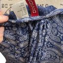 Divided  BLUE & WHITE PAISLEY MINI- DRESS - EUC - SZ 2 Photo 3