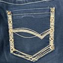 Earl Jean  Womens Embellished Denim Bermuda Shorts Size 12 Photo 3