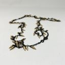 Marc Jacobs  Faux Gold Black Dainty Spike Long Chain Layering Necklace Photo 2