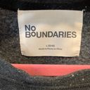 No Boundaries Distressed Sweatshirt NWT With Hand Embroidered Attitude Ghost LRG Photo 1